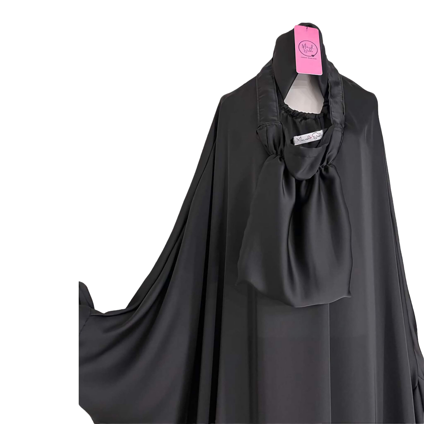 Black Satin Prayer Wear