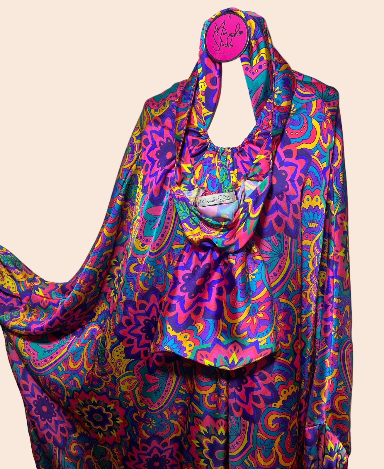 Color Bloom Satin Islamic Prayer Wear
