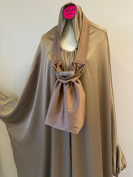 Champagne Taupe Islamic Prayer Wear