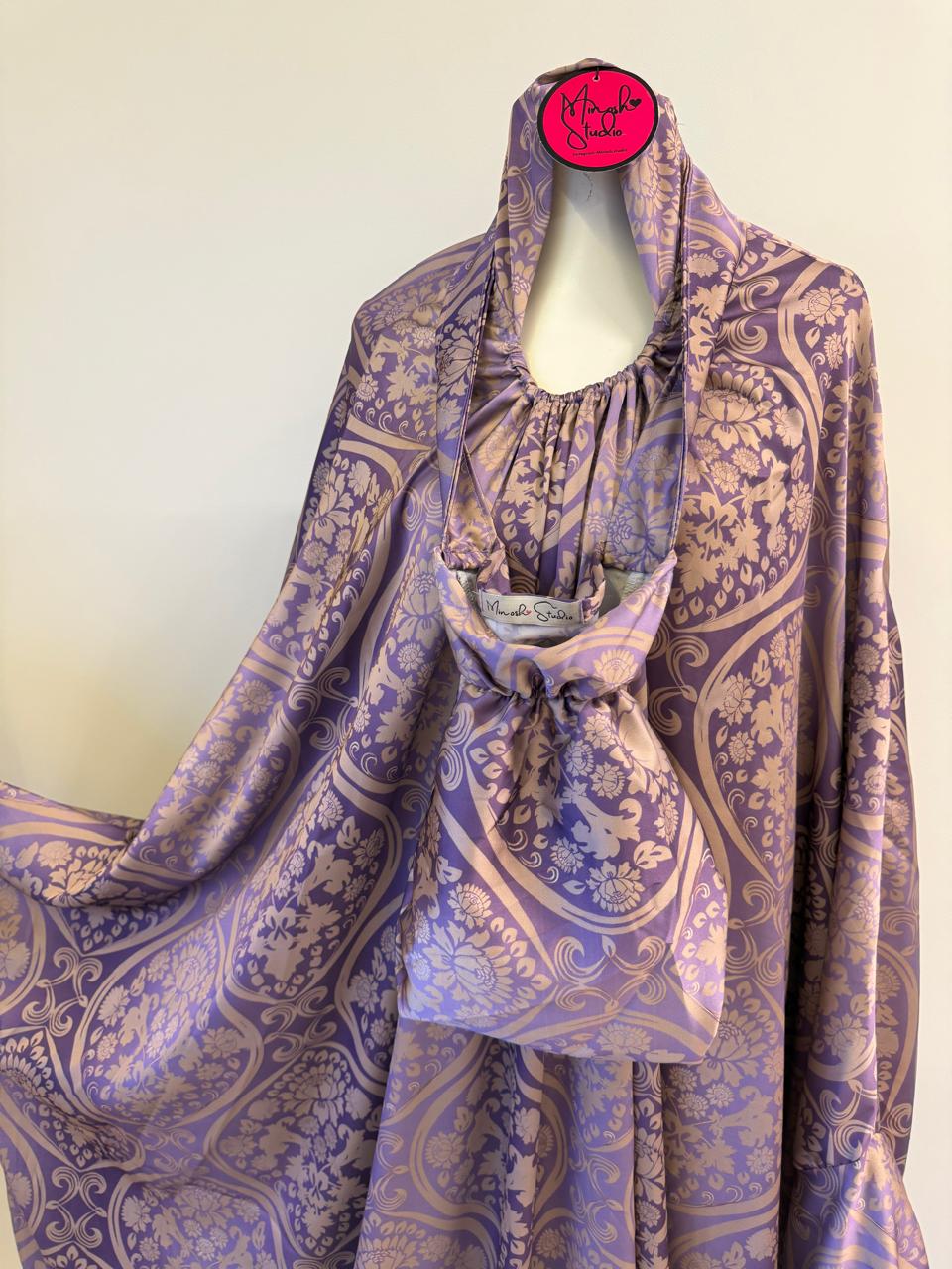 Royal Lavender Islamic Prayer Wear